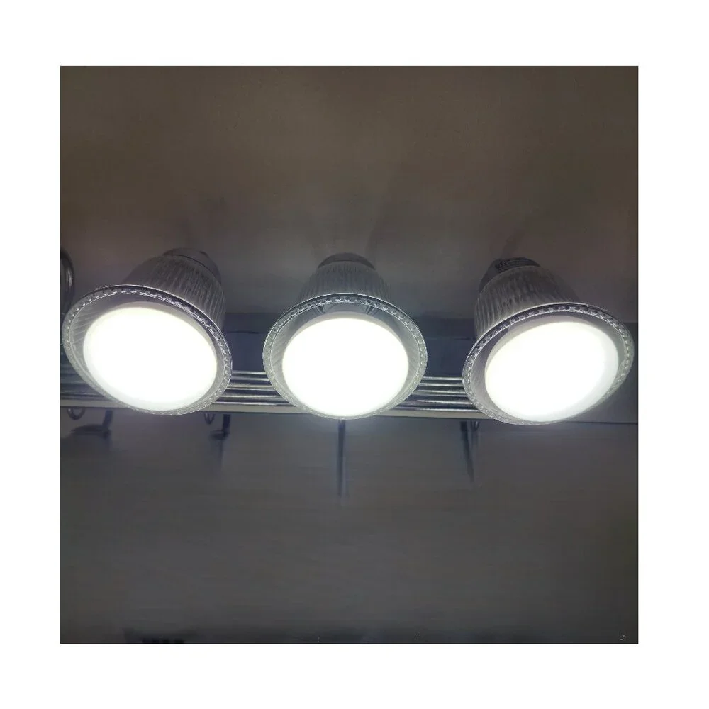 GE LED 8.5W (65W) 5000K Bright White DIMMABLE Bulbs Damp Rated 3Pack Tested